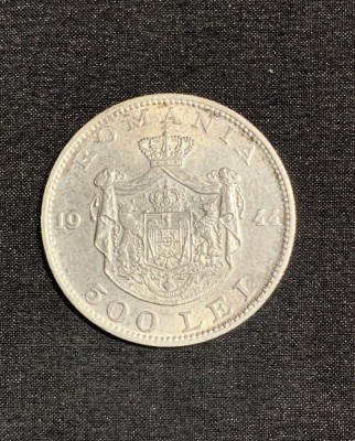 Moneda 500 lei 1944 argint foto