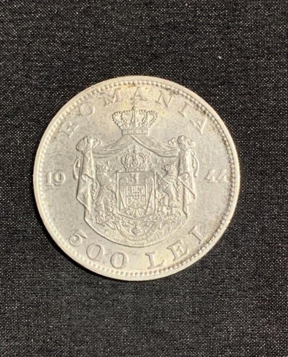 Moneda 500 lei 1944 argint