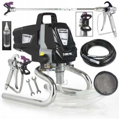 Pompa zugravit vopsit airless electrica cu piston 210bari MXM80636 foto