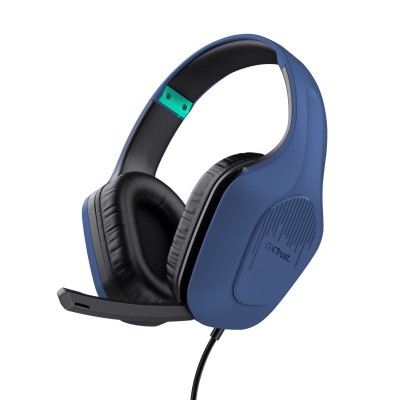 Casti cu fir Trust GXT 415B Zirox albast foto