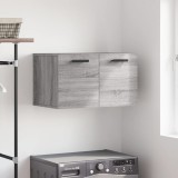 VidaXL Dulap de perete, gri sonoma, 60x36,5x35 cm, lemn prelucrat