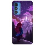 Husa compatibila cu Motorola G20 model Mount Celeste, Silicon, TPU, Viceversa, Transparent, Carcasa