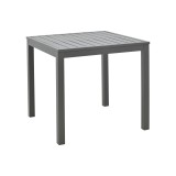 Cumpara ieftin Masa de plaja Kliton, Pako World, Aluminiu, Antracit, 45x45x41 cm