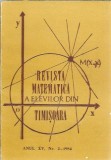 Revista matematica a elevilor din Timisoara - nr. 2/1984