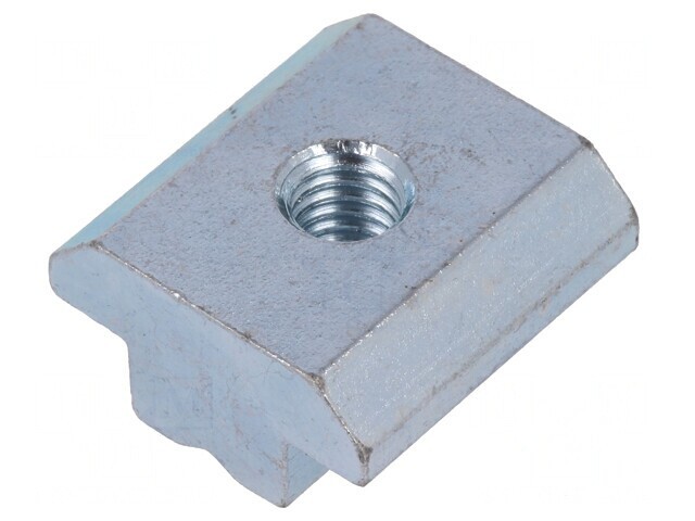 Piuliță oțel zincat M6 pentru profile 10mm