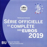 FRANTA 2019 - Set monetarie 1 cent-2 euro - FOLDER/ BU / sigilat