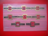 HOPCT LOT NR 73 CALIMARI VECHI DE BIROU -8 BUC-ETICHETE VECHI DE TRABUCURI/ CIGARS LABELS -COLECTIE DE LUX-
