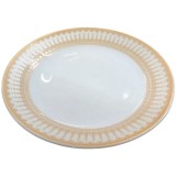 Set 6 Farfurii Intinse Desert Opal Alb Model Emperor 19cm CNN47454