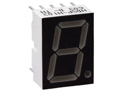 LED 7 Segmente 14,2mm Roșu foto