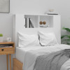 Tăblie de pat cu dulap, alb, 100x18,5x104,5 cm, vidaXL