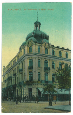 287 - BUCURESTI, Bristol Hotel, Romania - old postcard - used - 1912 foto