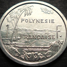 Moneda exotica 1 FRANC - POLYNESIE / POLINEZIA FRANCEZA, anul 1982 * Cod 4849