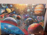 Puzzle Trefl 1000 sistemul solar piese ideal tablou sau decor, TREFL 100P
