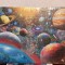 Puzzle Trefl 1000 sistemul solar piese ideal tablou sau decor