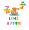 Balanta Matematica cu Numere 7Toys, 50 Piese - Joc Educativ Montessori, Adunare si Scadere, Copii 3-6 Ani