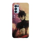 Husa compatibila cu Oppo A52, Viceversa, model Yuno Black Clover, Silicon, TPU, Transparent, Carcasa