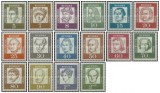 Germania 1961 - Personalitati, serie neuzata