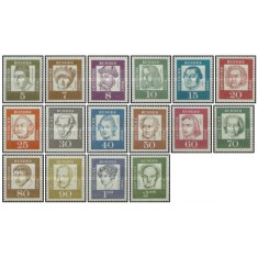 Germania 1961 - Personalitati, serie neuzata