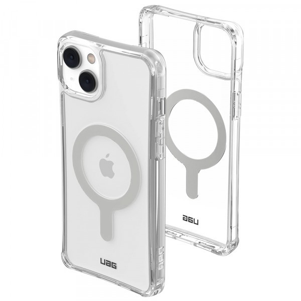 Husa MagSafe pentru Apple iPhone 14 Plus, Urban Armor Gear, Plyo, Transparenta