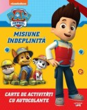 Patrula Catelusilor. Misiune indeplinita. Carte de activitati cu autocolante - Litera