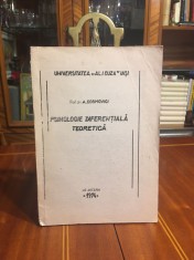A. Cosmovici - Psihologie Diferentiala Teoretica. Curs 1974 (Univ. CUZA Iasi)
