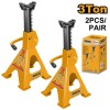 Set capre suport auto 3 t cu siguranta 2 bucati - Ingco HJS0301