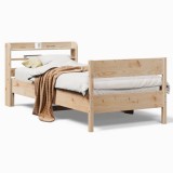 Cumpara ieftin Cadru de pat fara saltea, 75x190 cm, lemn masiv de pin