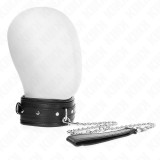 Kink Collar &amp; Gag-Colier cu Curea și Cataramă Strălucitoare 65