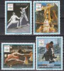 Paraguay 1989 - Jocurile Olimpice - Barcelona, Serie + Bloc​​, 4 poze, MNH, Nestampilat