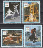 Paraguay 1989 - Jocurile Olimpice - Barcelona, Serie + Bloc​​, 4 poze, MNH, Nestampilat