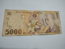 Romania 5000 lei 1998 foto
