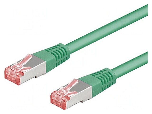 Patch Cord S/FTP Cat6 Verde 1m LSZH