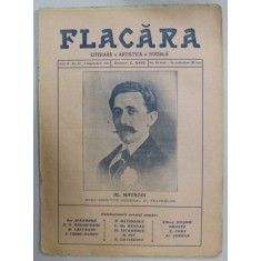 FLACARA , REVISTA LITERARA , ARTISTICA , SOCIALA , ANUL IV , NR. 47 , SEPTEMBRIE , 1915