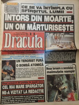 ziarul dracula august 1993 foto