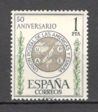 Spania.1962 50 ani Uniunea Postala America-Spania SS.150