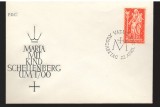 CPIB17037 INTREG POSTAL - LIECHTENSTEIN, FDC, MARIA MIT KINDSCHELLENBERG, 1965, Necirculata, Printata