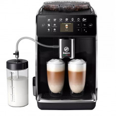 Espressor automat Philips Saeco GranAroma SM6480/00, 1500 W, 1.8 L, 15 bar, Spumare automata, 14 bauturi, 3 presetari de gust, Negru lucios