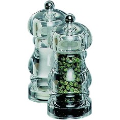 Set pipernita + solnita din acril, H=12 cm