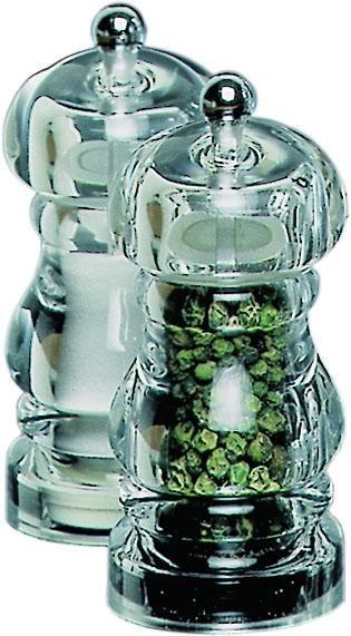 Set pipernita + solnita din acril, H=12 cm