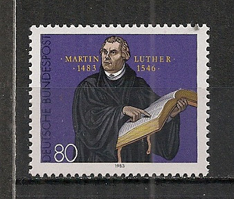 Germania.1983 500 ani nastere M.Luther-reformator MG.550