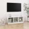 vidaXL Comodă TV, alb, 104x33x41 cm, lemn masiv de pin 809961
