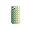 Husa de protectie POP IT compatibila cu IPhone 11 Pro, Verde/Gri