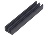 Radiator cu Aripioare Negru 50x10x6mm