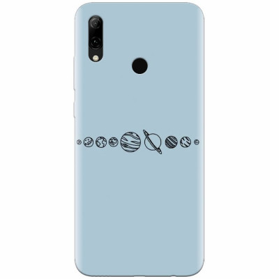 Husa silicon pentru Huawei P Smart 2019, Planets foto