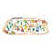 Set de trenulete din 90 de piese