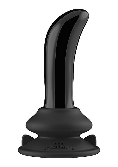 Vibrator din Sticla Prickly, Remote Control, Ventuza Silicon Detasabila, 10 Moduri Vibratii, USB, 11 cm