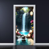 Folie imprimata color pentru decor Usa, dimensiune 200 x 90cm, model: AVX-DR31, AVEX