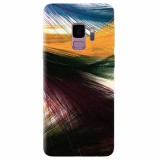 Husa silicon pentru Samsung S9, Colorful Peacock Feathers
