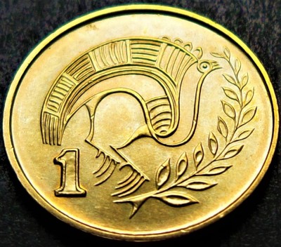 Moneda 1 CENT- CIPRU, anul 1998 *cod 2593 = UNC foto