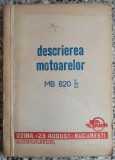 Descrierea motoarelor MB 820B, MB 820Bb, MB820Db// 1969